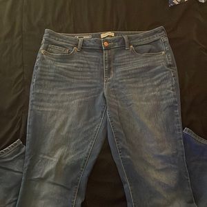 Sonoma Skinny Jeans, Cotton, Size 16.